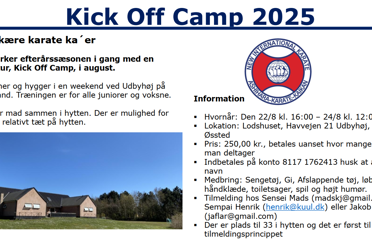 Kick Off camp, Ashihara Aarhus